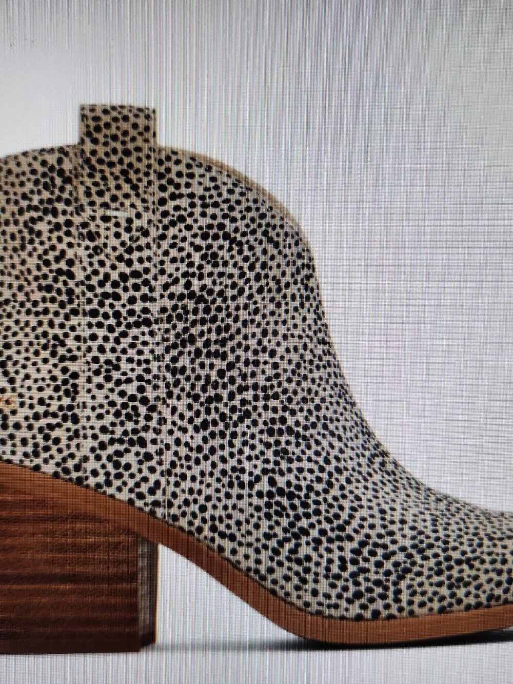 TOMS "Constance" Macadamia Mini Cheetah Suede feel Boots. NIB. Size 7 - Picture 3 of 13